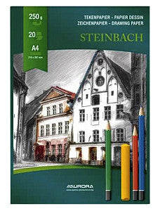 Aurora - Zeichnung Block A4 20V 250gr Steinbach Papier | 5 Stücke