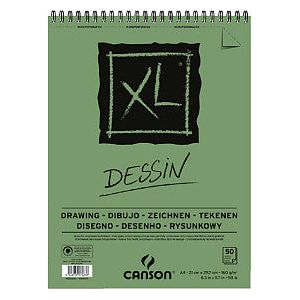 Canson - Zeichnung Block XL 160 g/m ² ft A4, 50 Blätter