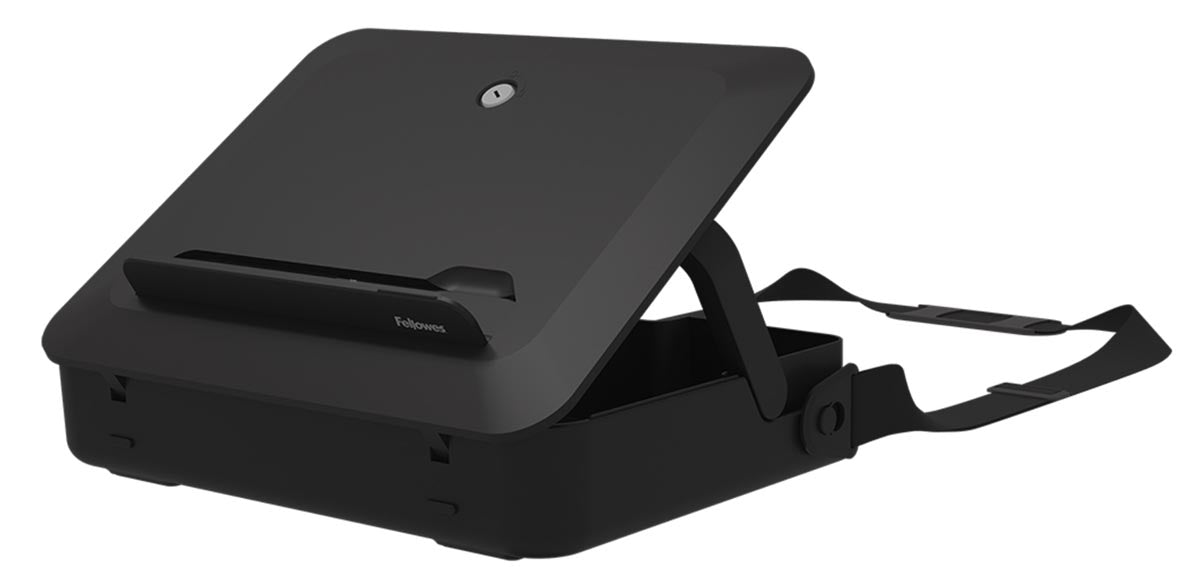 Fellowes - Bta laptoptas, met laptopstandaard, zwart