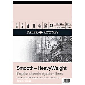 Daler - Block Daler Smooth Paper 220gr 25V A3 | 1 pièce