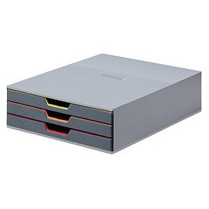 Durable - Ladenbox durable 3 laden varicolor | 1 stuk