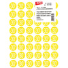 Apli - Etiquette Remise Agipa -30%, jaune, pack de 192 pièces, amovible