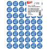 Apli - Agipa Discount Label -40%, bleu, pack de 192 pièces, amovible