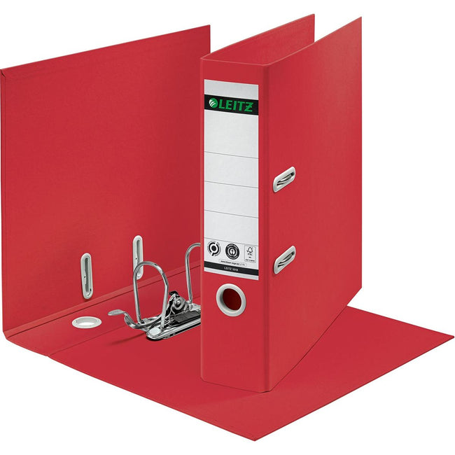 Leitz - recycler 180 ° Commande, dos de 8 cm, rouge