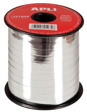 Apli - ruban décoratif 7 mm x 250 m, argent