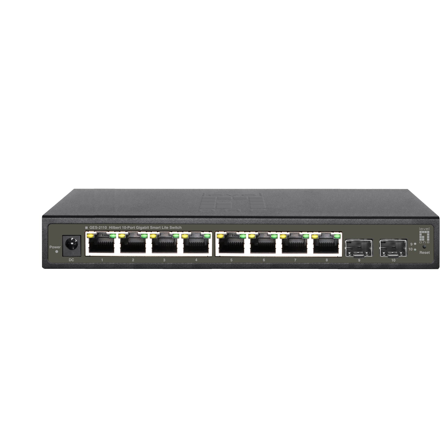 LEVEL ONE -  LevelOne GES-2110 netwerk-switch Managed L2 Gigabit Ethernet (10/100/1000) Zwart