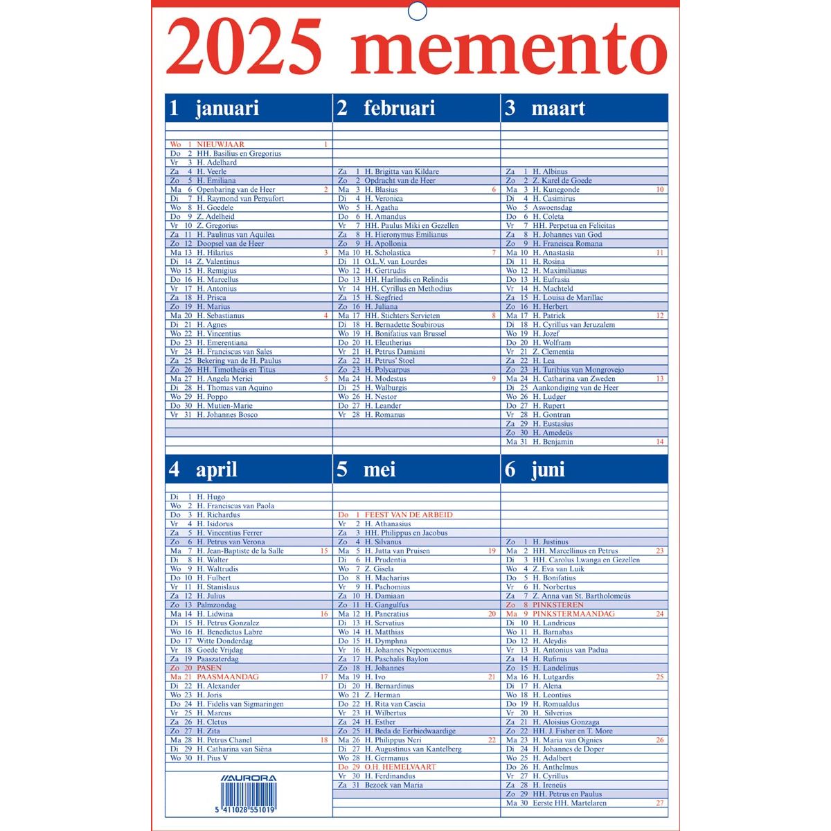 Aurora - Memento 10 Nederlandstalig, 2025