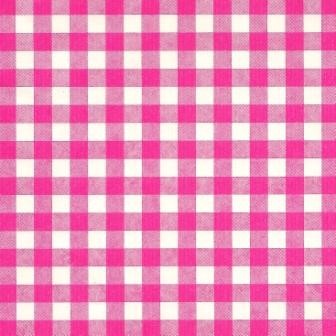 Klika - Cadeaupapier - Geschenkpapier - Hotpink squares on white ribbed 30 cm