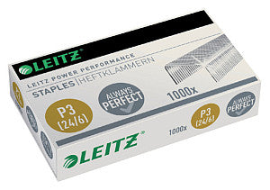 Leitz - Staples P3 24/6 verzinkt 1000 Stücke | 100 Stück