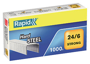 Rapid - Staples 24/6 Steel Strong 1000 pièces