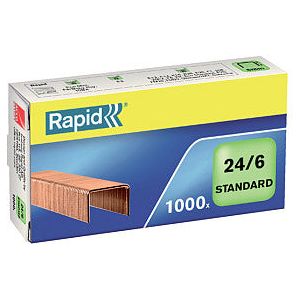 Rapid - Nieten 24/6 verkoperd standaard 1000st | Pak a 1000 stuk