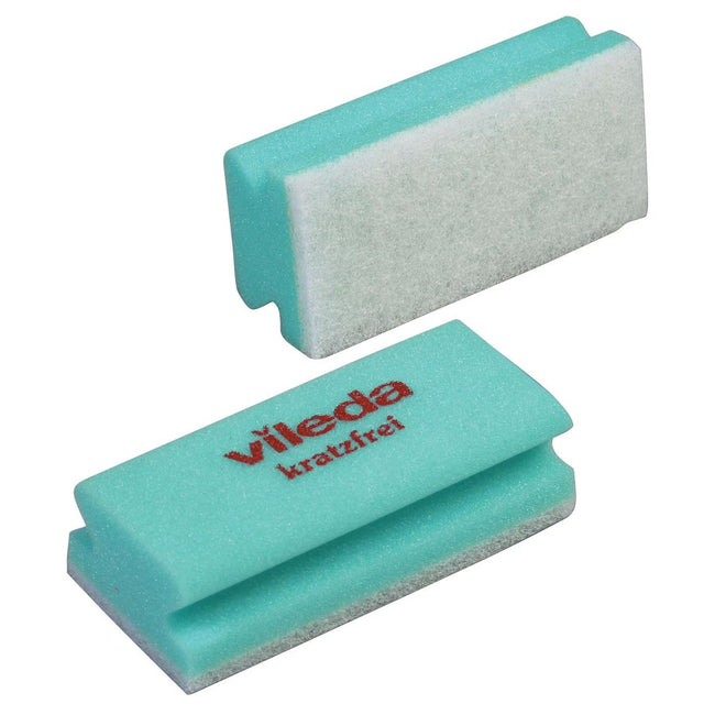 Vileda - éponge Glitzi Quattro, verte, paquet de 10