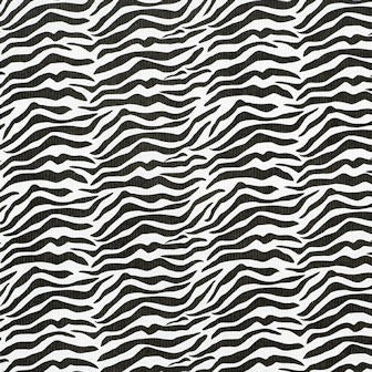 Klika - Cadeaupapier - Geschenkpapier - Zebra on white ribbed 70 cm