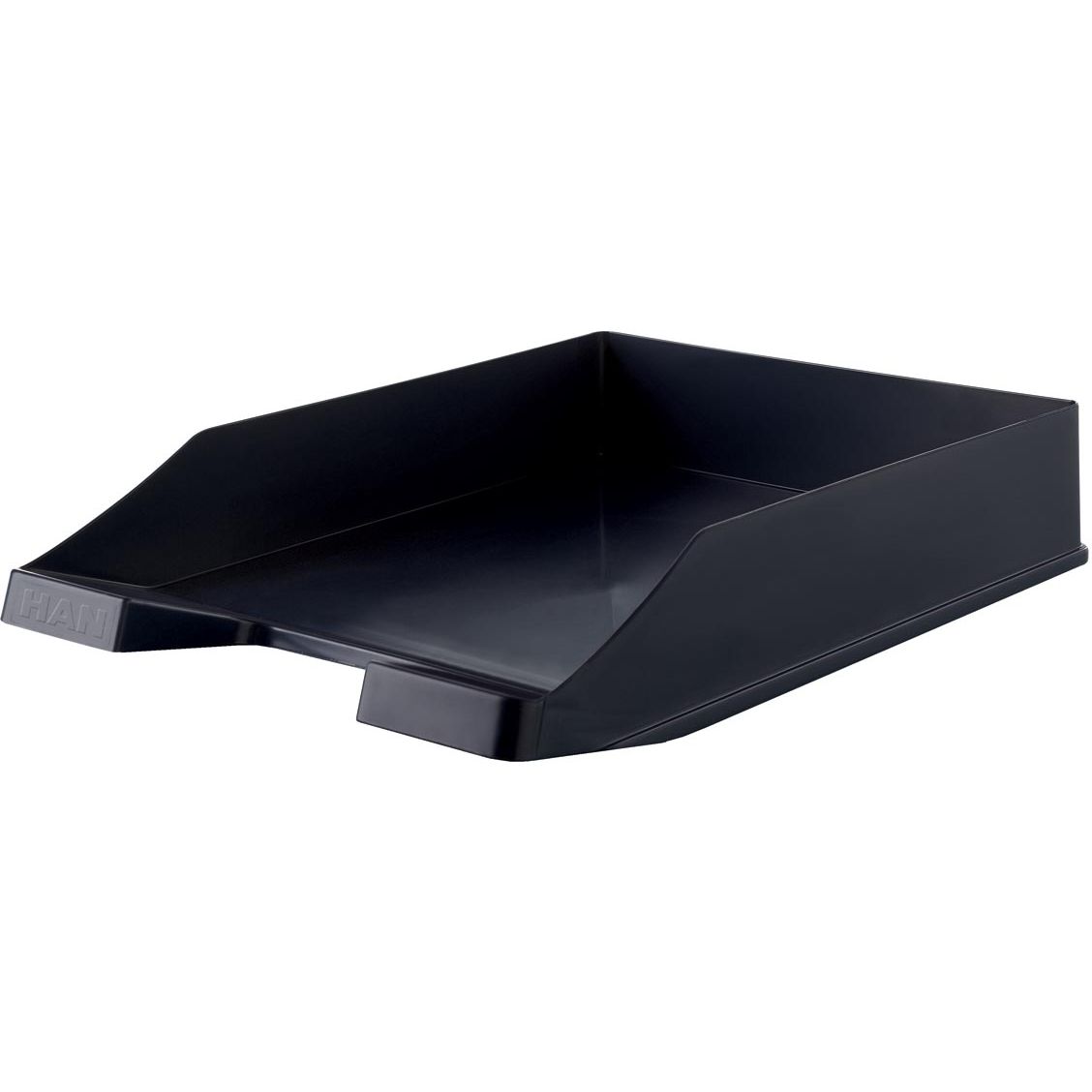 Han - Bandeja para cartas Karma, adecuada para pies A4/C4, negro ecológico