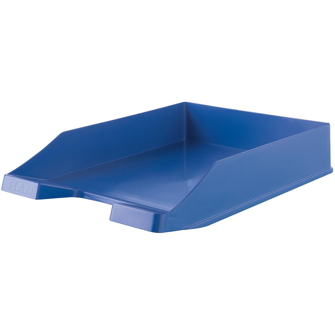 Han - Corbeille à courrier Karma, adaptée au format A4/C4, éco-bleu