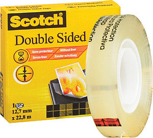 Scotch - Klebeband 665 12mmx22,8 m Doppelte Sided | 12 Stücke