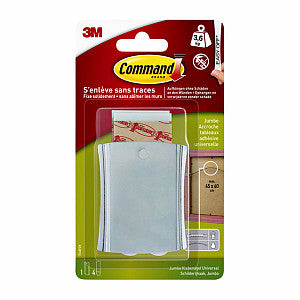 Command - Schilderijhaak, large, draagvermogen 3,6 kg, metaal, blisterverpakking