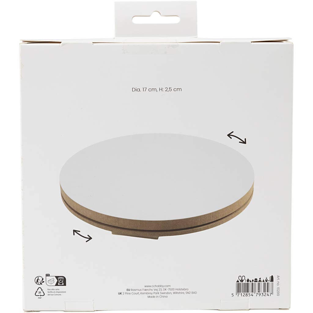 Creativ Company -  Boetseerschijf  mdf 17cm