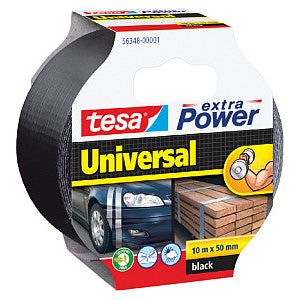 Tesa - Power supplémentaire universel, ft 50 mm x 10 m, noir