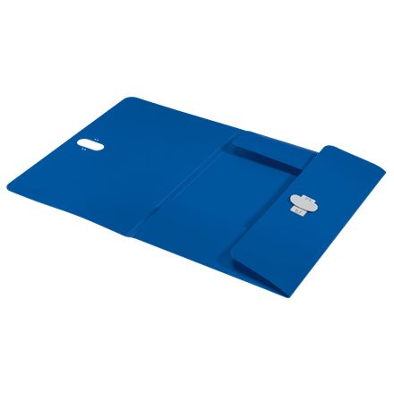 Leitz - Cartella con patta per riciclaggio, in PP, ft A4, blu