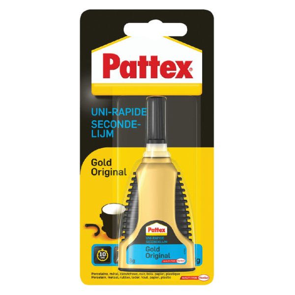 Pattex - Secondenlijm pattex gold original 3gr | 1 stuk | 12 stuks