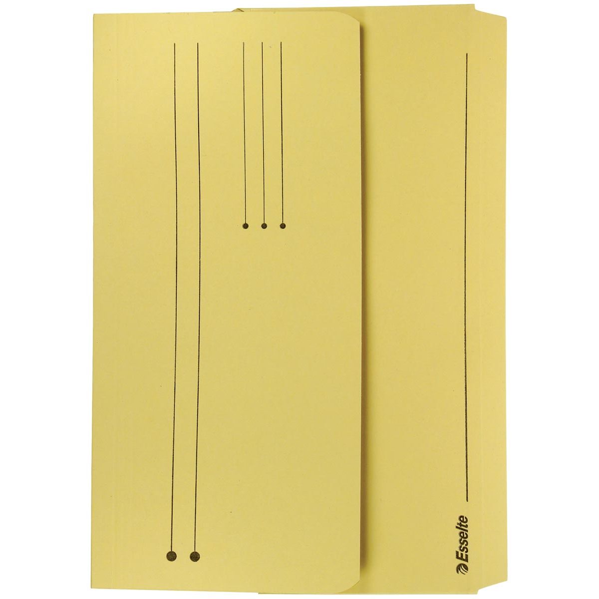 Esselte - Carpeta archivadora Pocket File amarilla