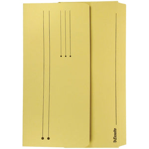 Esselte - Carpeta archivadora Pocket File amarilla