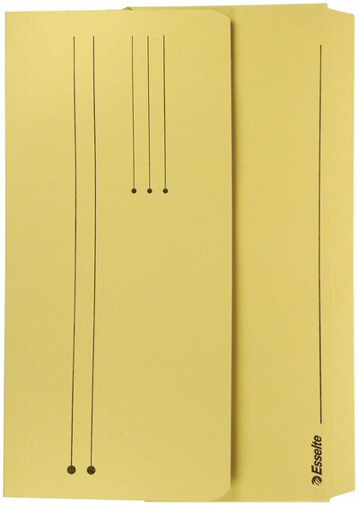 Esselte -  documentenmap Pocket File geel