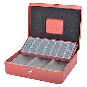 PAVO - Geldbox Pavo -Bereitstellung Euro 300x240x90mm rot | 1 Stück