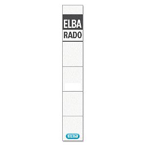 Elba - Teppichetikett Elba Rado 24x159mm Weiß | Sich ein 10 Stück schnappen