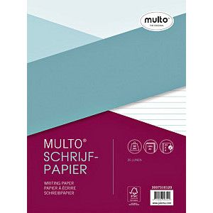 Multo - Interieur multo 23g lijn+voorlijn 80gr 100vel | Pak a 100 vel | 10 stuks