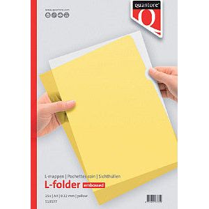 Quantore - instreekMap L -Model A4 pp 0,12 mm jaune 25 pièces