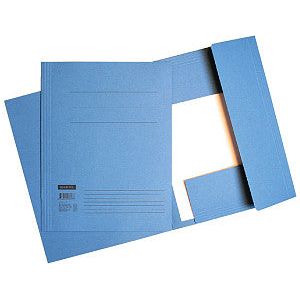 Quantore - Dossiermap a4 300gr blauw | Omdoos a 10 stuk