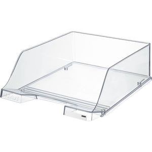 Han - corbeille à courrier XXL Crystal, transparent