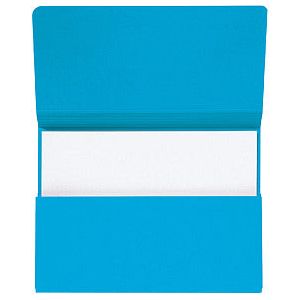 Chemise de poche Secolor folio 270gr bleu | 10 morceaux