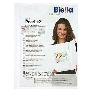 Biella - Offertemap pearl2+insteektas 3 flappen wit | 1 stuk