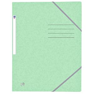Oxford - Elastomap oxford top file+ a4 pastel groen  | 10 stuks