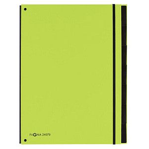Pagna - Tri Folder Pagna Trend 7TAB A4 PP Apple Green | 1 pièce