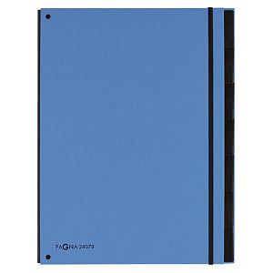 Pagna - Tri Folder Pagna Trend 7TAB A4 PP Bleu clair | 1 pièce