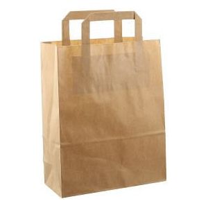 Sac papier 26x12x36cm 250pcs kraft brun