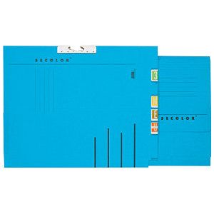 Chemise de collection Secolor A4 latérale bleu | 50 pièces