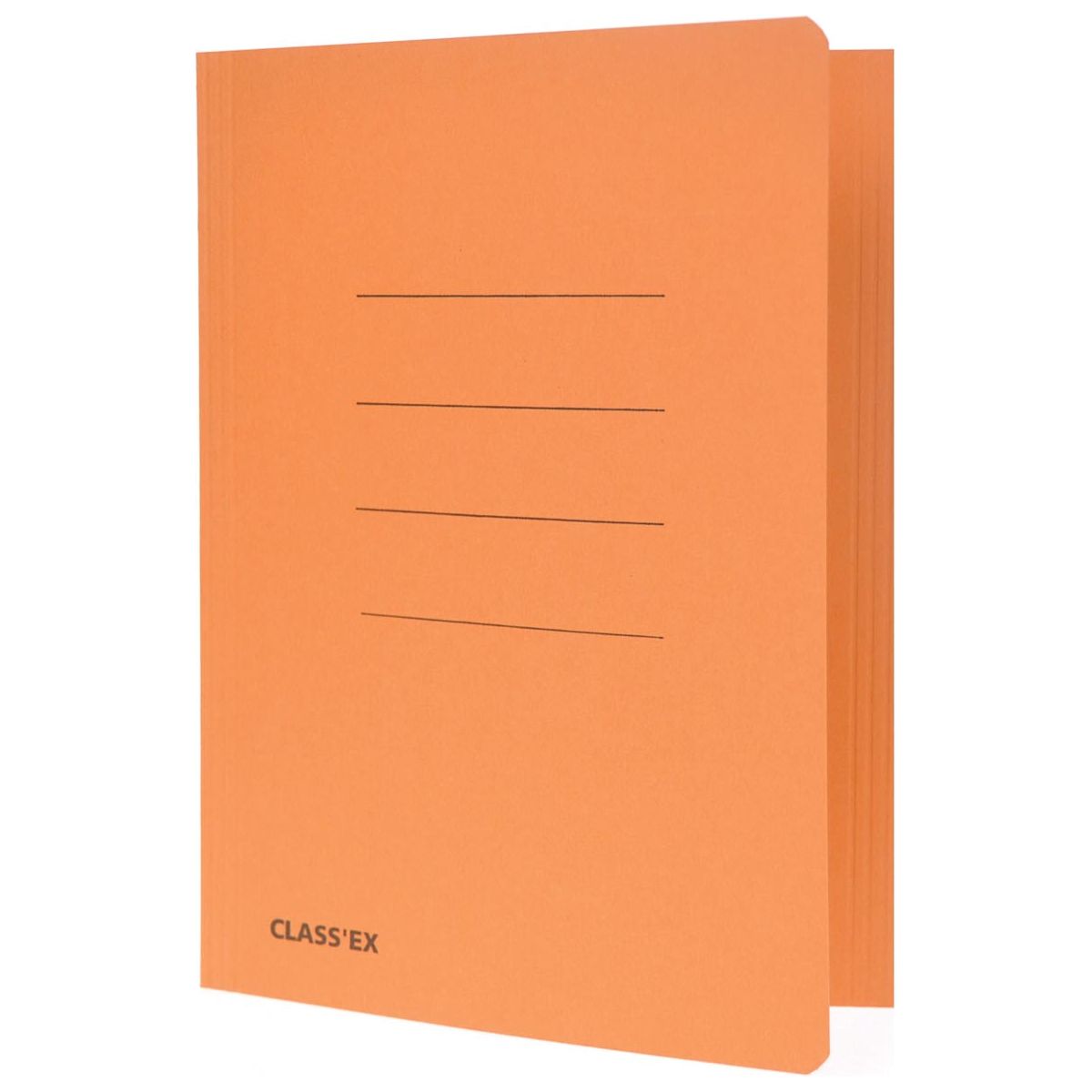 Classex - Class'ex dossiermap, 3 kleppen ft 18,2 x 22,5 cm (voor ft schrift), oranje