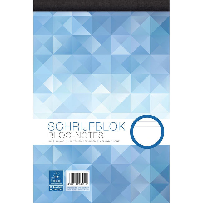 Work -   schrijfblok, ft A4, 70 g/m², 100 vel, gelijnd