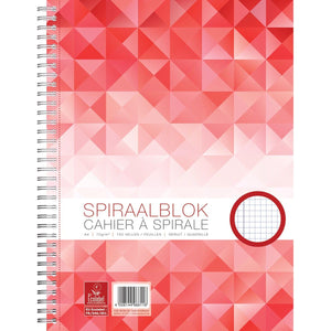 Work - Spiral pad A4 diamond 5x5mm 100 sheets 70gr