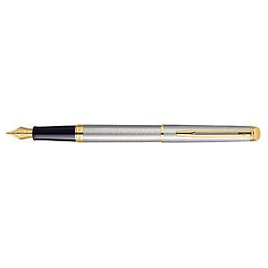 Waterman - Fountain Pen Hemisp GT M Arec inoxydable | 1 pièce