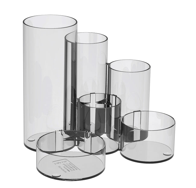 Maul - Astuccio Tubo trasparente trasparente 6 scomparti Ø15x12,5cm