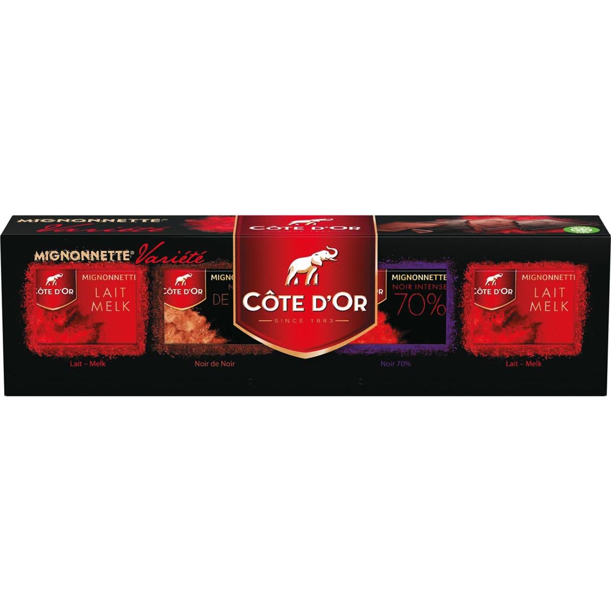 Côte d'Or - Côte d'Or Mignonnette Chocolatet Variété, boîte de 32 pièces