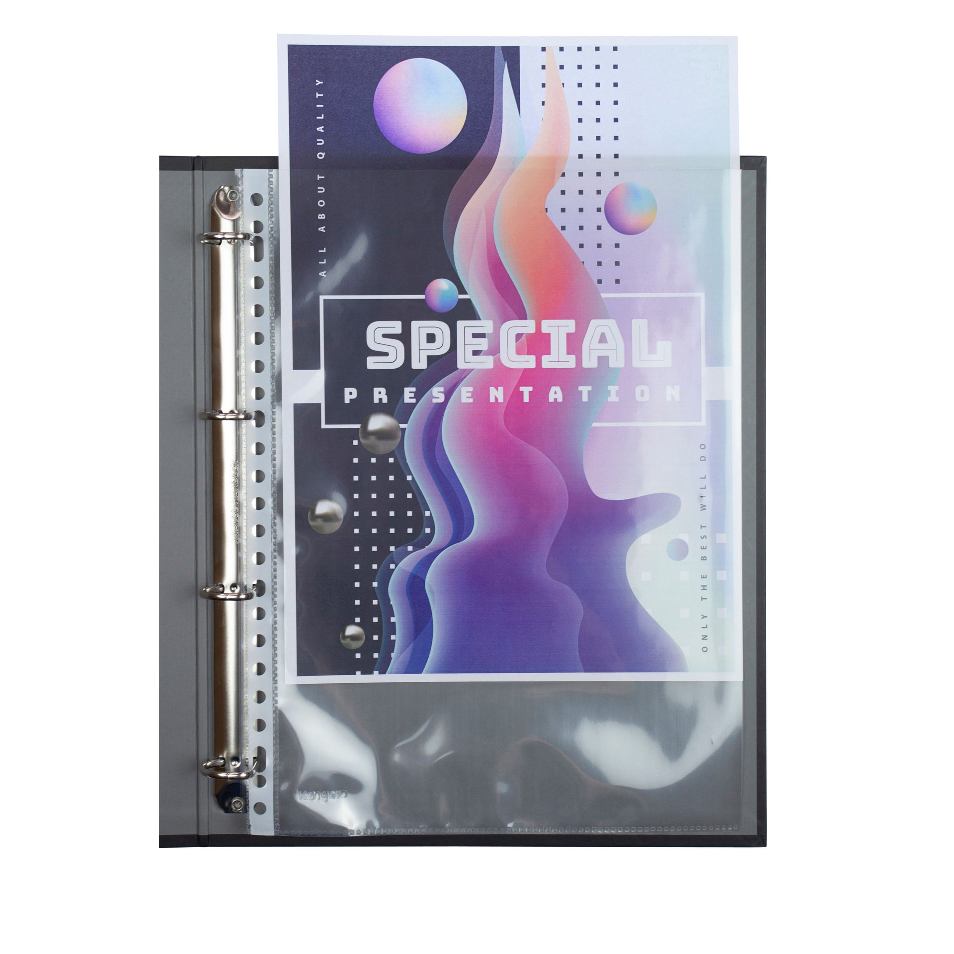 Kangaro - Show bag 23 fori PP 0,12mm liscio 10 pezzi