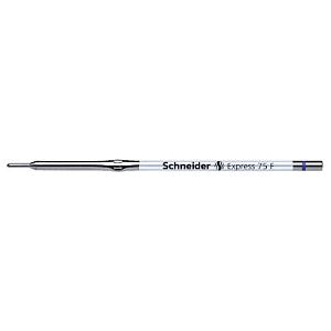 Schneider - Balpenvulling 75 express f blauw  | 10 stuks