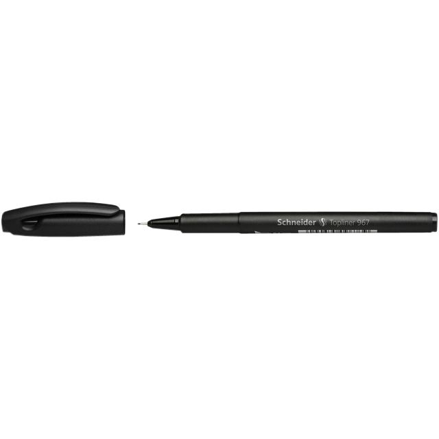 Schneider - Fineliner 967 0,4mm negro | 10 piezas